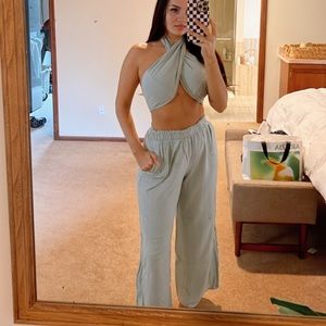 Jlux two piece set LINEN